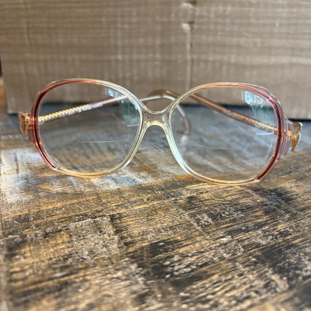 Vintage Yves Saint Laurent YSL Glasses Round France 337 38 FRAME ONLY Gradient